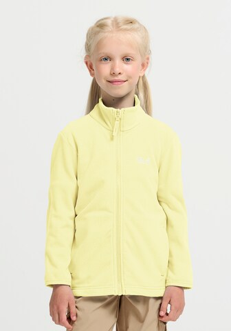 JACK WOLFSKIN Fleece Jacket in Yellow