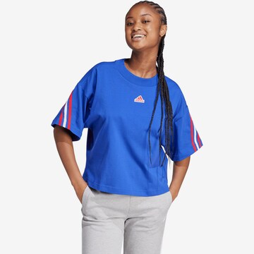 ADIDAS SPORTSWEAR Shirt 'Future Icons 3S' in Blau: predná strana