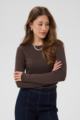 SAINT TROPEZ - Camiseta 'OlaliaSZ' en marrón: frente