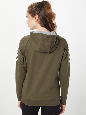 Hummel Athletic Zip-Up Hoodie in Green