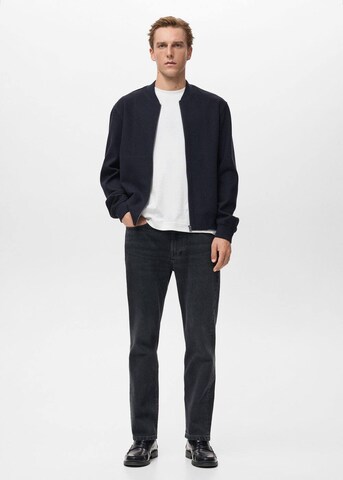MANGO MAN Sweatjacke 'Alludiab' in Blau