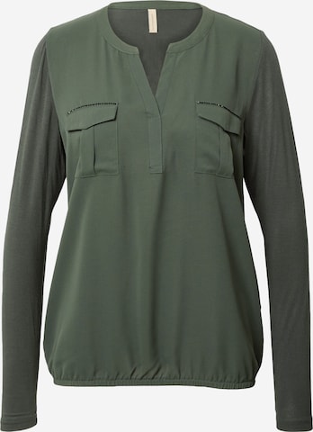 Soyaconcept - Blusa 'HERMINE' em verde: frente