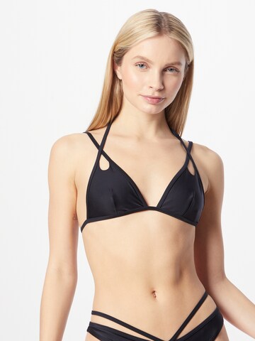 Hunkemöller Triangel Bikinitop 'Samoa' in Schwarz: predná strana