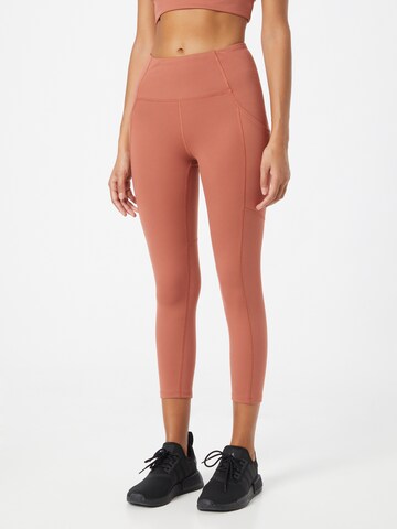 Marika Skinny Workout Pants 'JENNA' in Orange: front