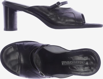 Marc O'Polo Sandalen 38,5 in Schwarz: Vorderseite