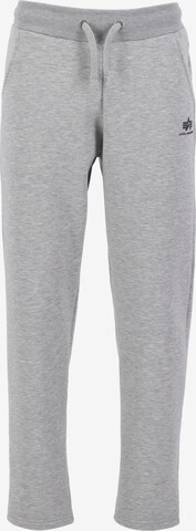 ALPHA INDUSTRIES Trousers in Grey: front