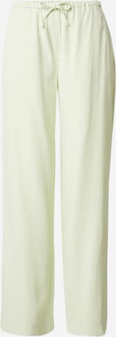 Wide Leg Pantalon 'Bjelle' EDITED en vert : devant