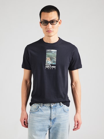 BLEND - Camiseta 'BHKIAM' en negro: frente