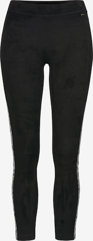 LASCANA - Skinny Leggings em preto: frente