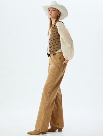 Koton Regular Trousers in Yellow