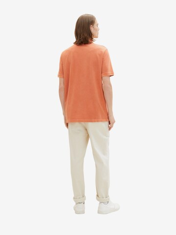 T-Shirt TOM TAILOR DENIM en orange