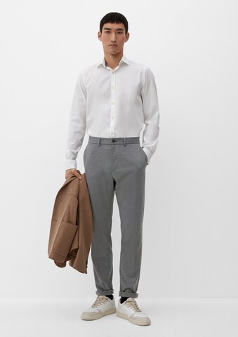 s.Oliver BLACK LABEL Regular Hose in Grau