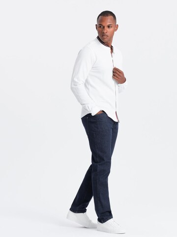 Ombre Slim fit Overhemd 'OM-SHCS-0178' in Wit