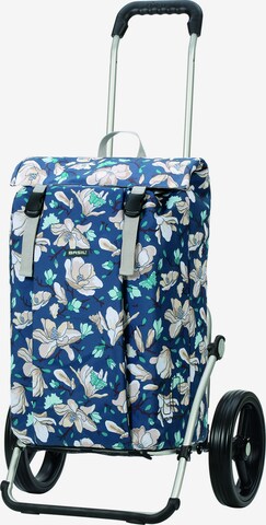 Andersen Shopper Einkaufstrolley 'Basil-Magnolia' 55 cm in Blau: predná strana