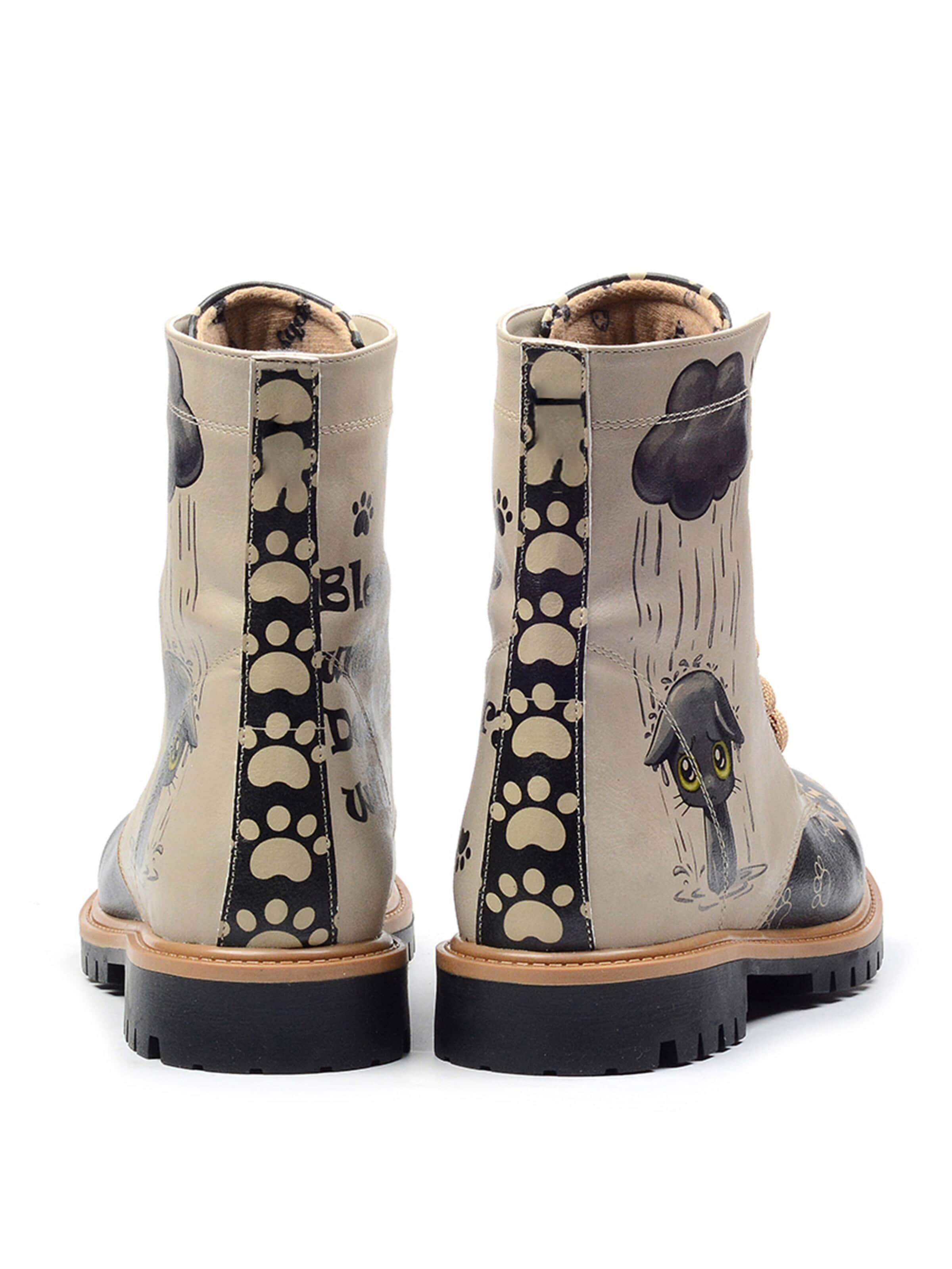Bottes à lacets 'TMS102' Goby en beige