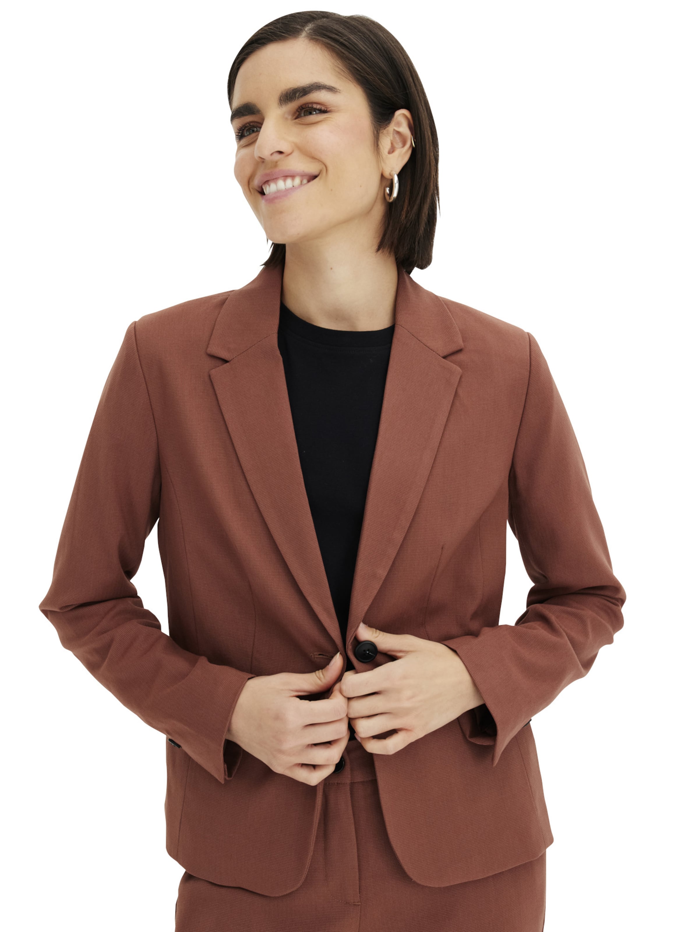 bonprix Blazers in Bruin: voorkant