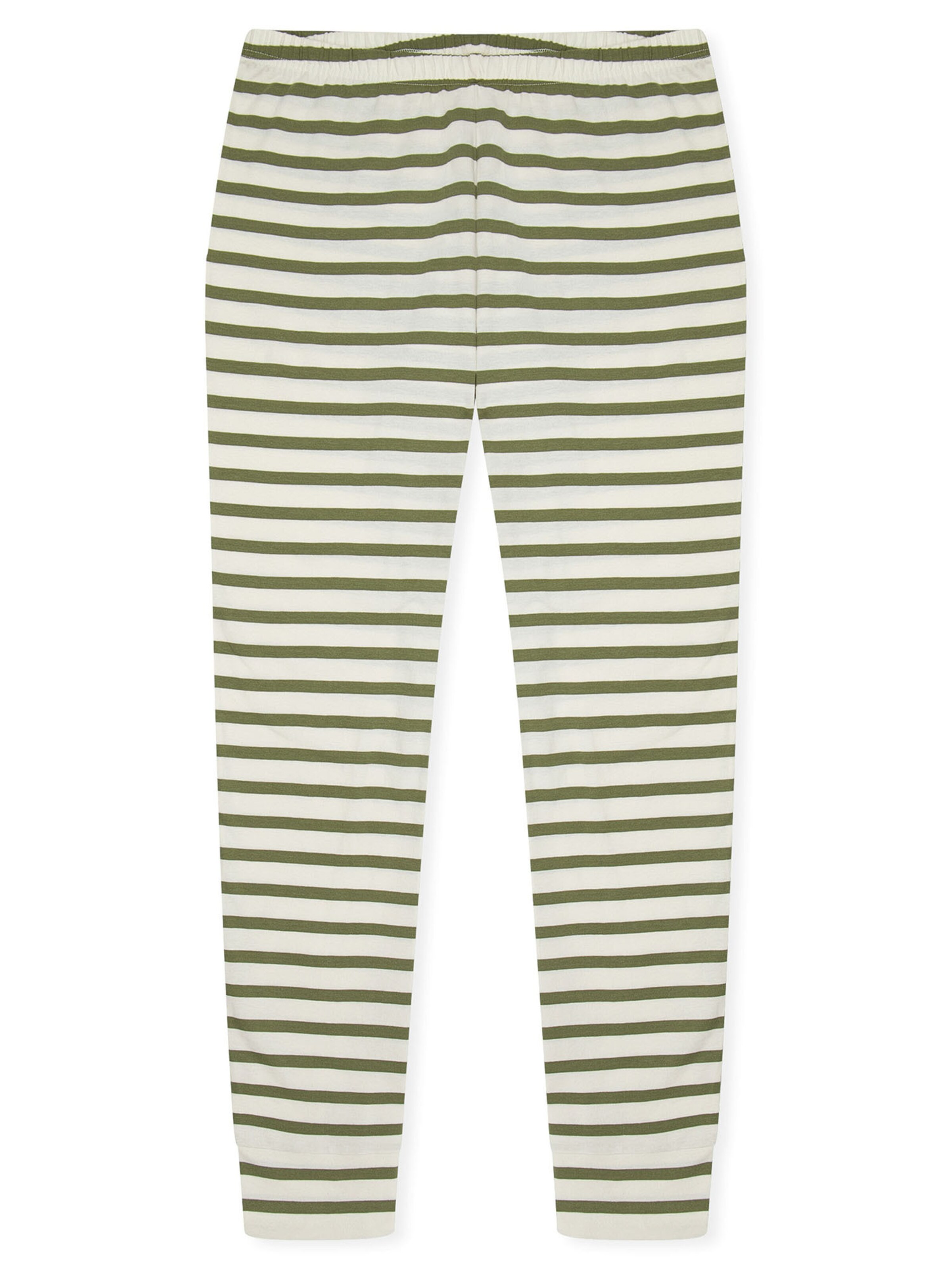 SCHIESSER Pajama ' Casual Essentials ' in Green
