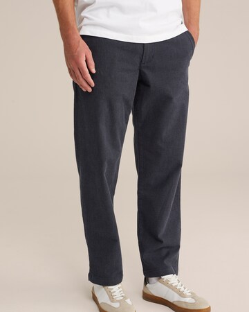 WE Fashion Regular Панталон Chino в синьо: отпред