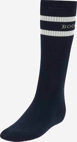 Calzino di Boggi Milano in blu: frontale
