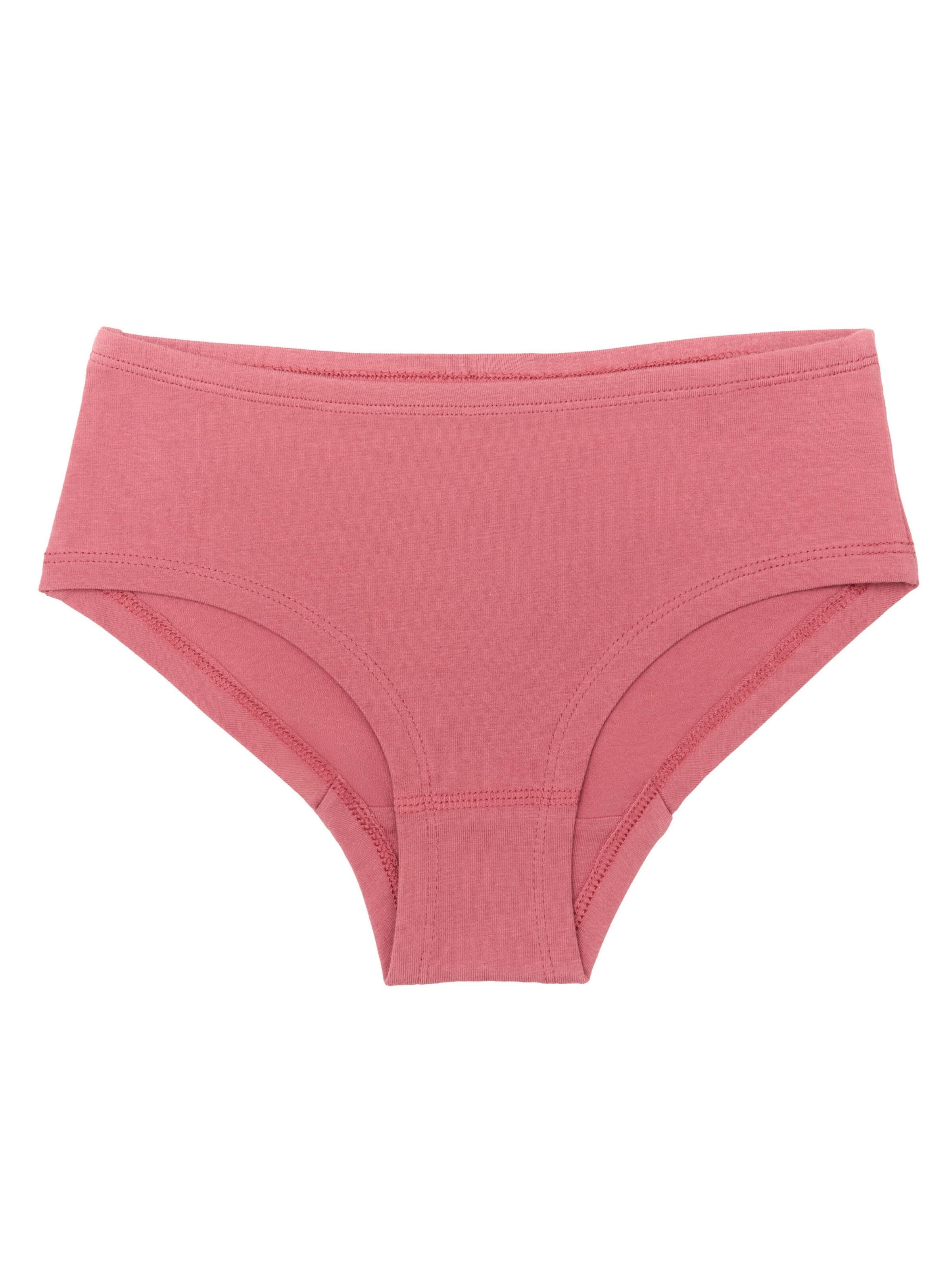 Albero Natur Underpants 'Mädchen Hipster aus Bio-Baumwolle' in Pink: front