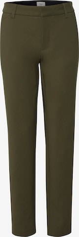 PULZ Jeans Regular Chino 'PZBINDY HW' in Groen: voorkant