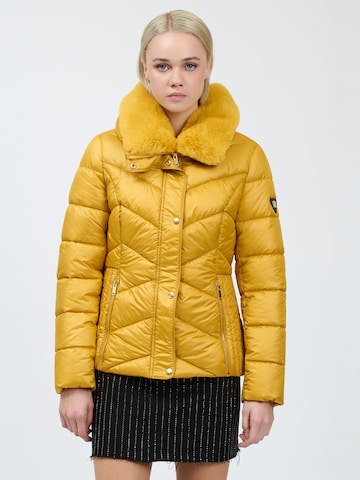 Veste d’hiver Influencer en jaune : devant