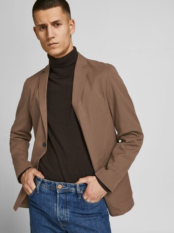 Coupe slim Veste de costume JACK & JONES en beige