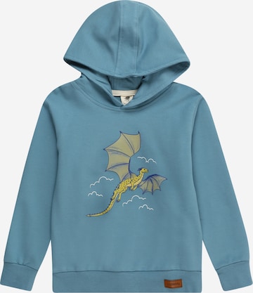 Walkiddy Sweatshirt 'Colorful Dragons' in Blau: predná strana