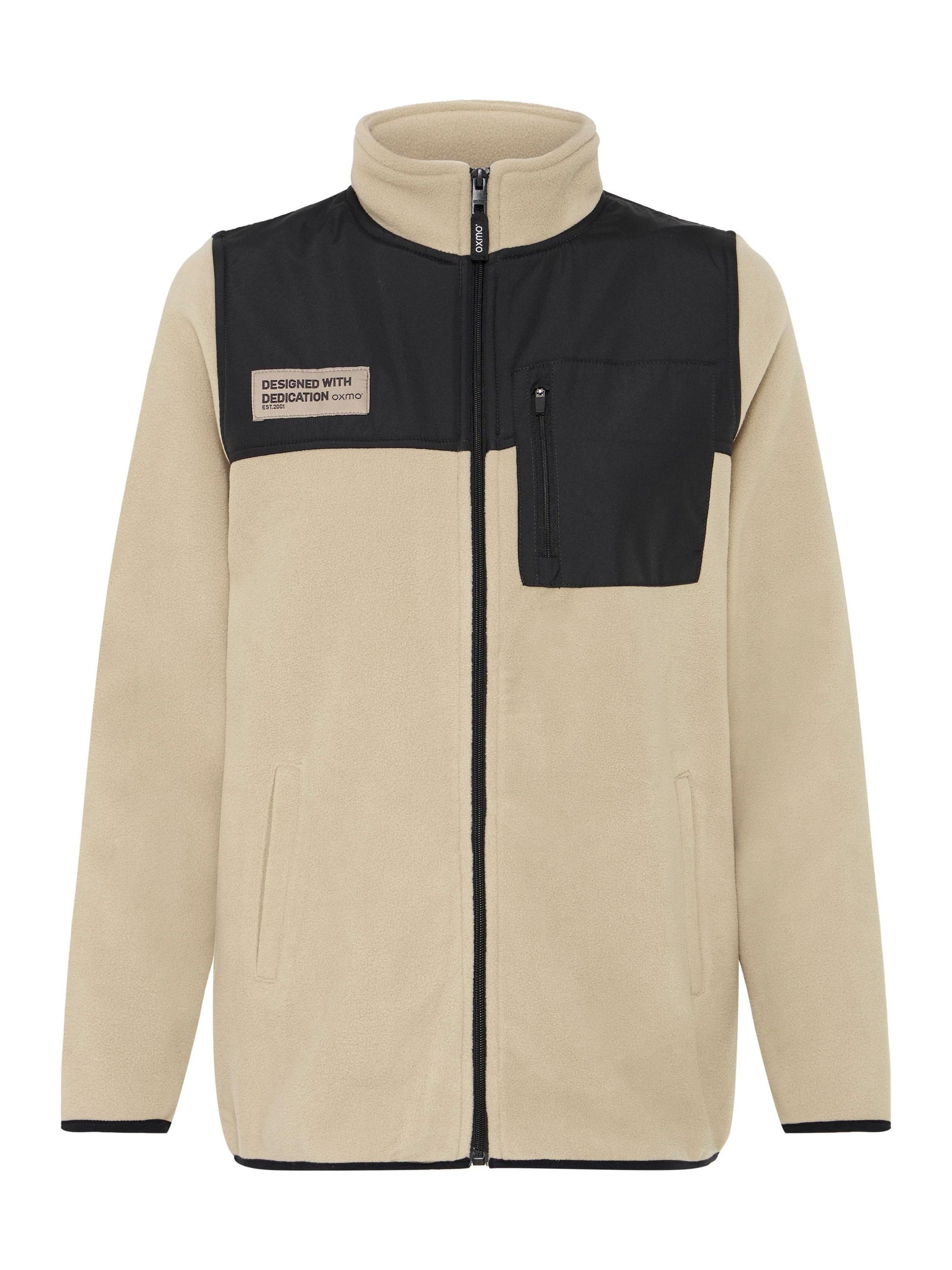 Oxmo - Chaqueta polar 'Nete' en beige: frente