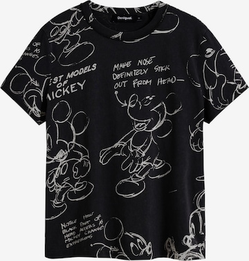 juoda Desigual Marškinėliai: priekis