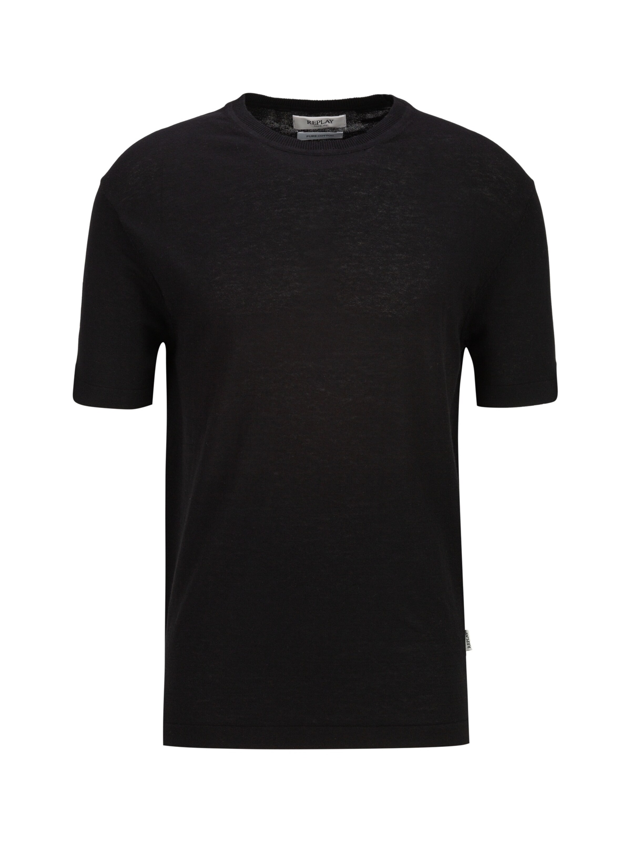 REPLAY T-Shirt in L in schwarz, Produktansicht