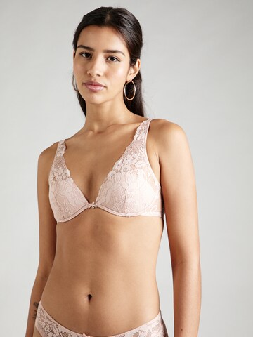 Women' Secret Minimiser Bra in Pink: front