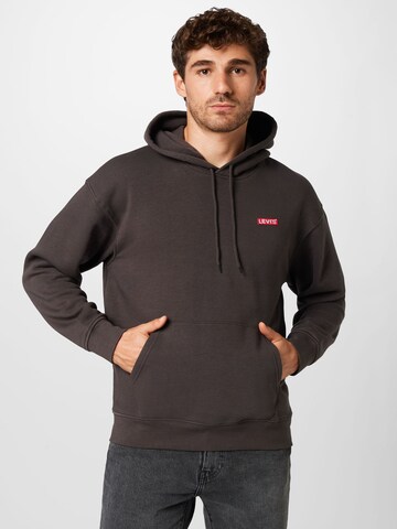 LEVI'S ® Sweatshirt 'Relaxed Baby Tab Hoodie' in Schwarz: Vorderseite
