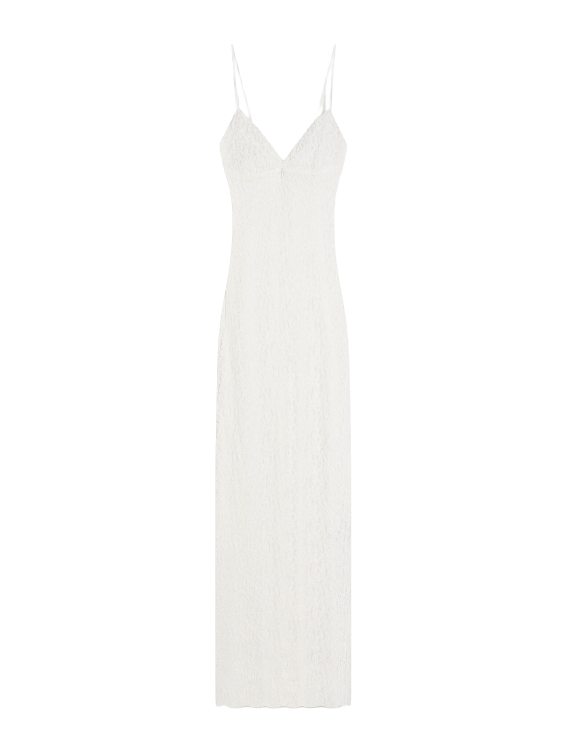 Bershka Dress in White: front