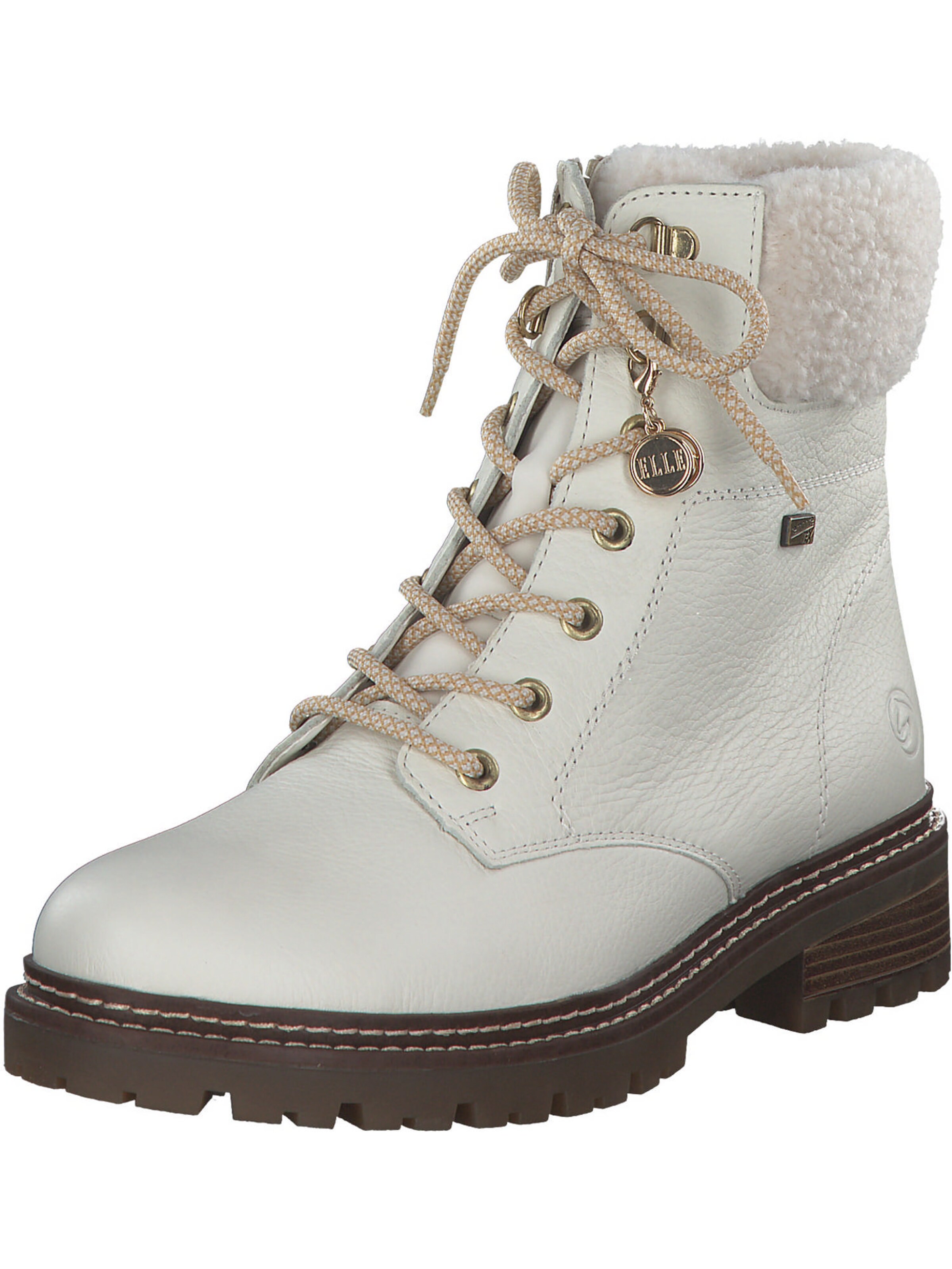REMONTE Schnürstiefelette in Beige: Vorderseite