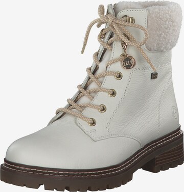 Bottines à lacets 'D0B74' REMONTE en beige : devant