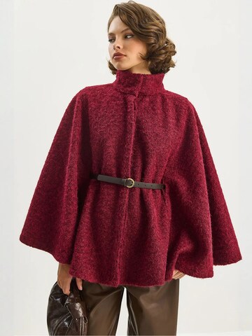 Bianco Lucci Mantel in Rot: Vorderseite