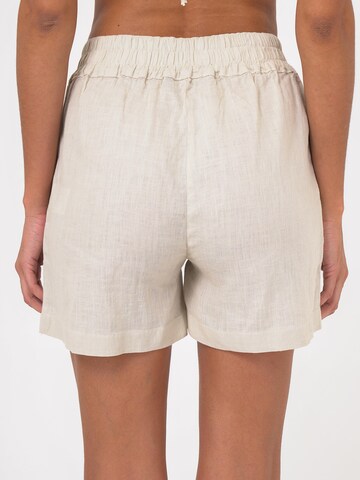 FRESHLIONS Regular Trousers 'Amara' in Beige