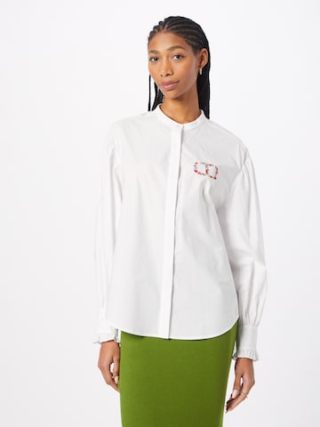 Chemisier 'CAMICIA' Twinset en blanc : devant