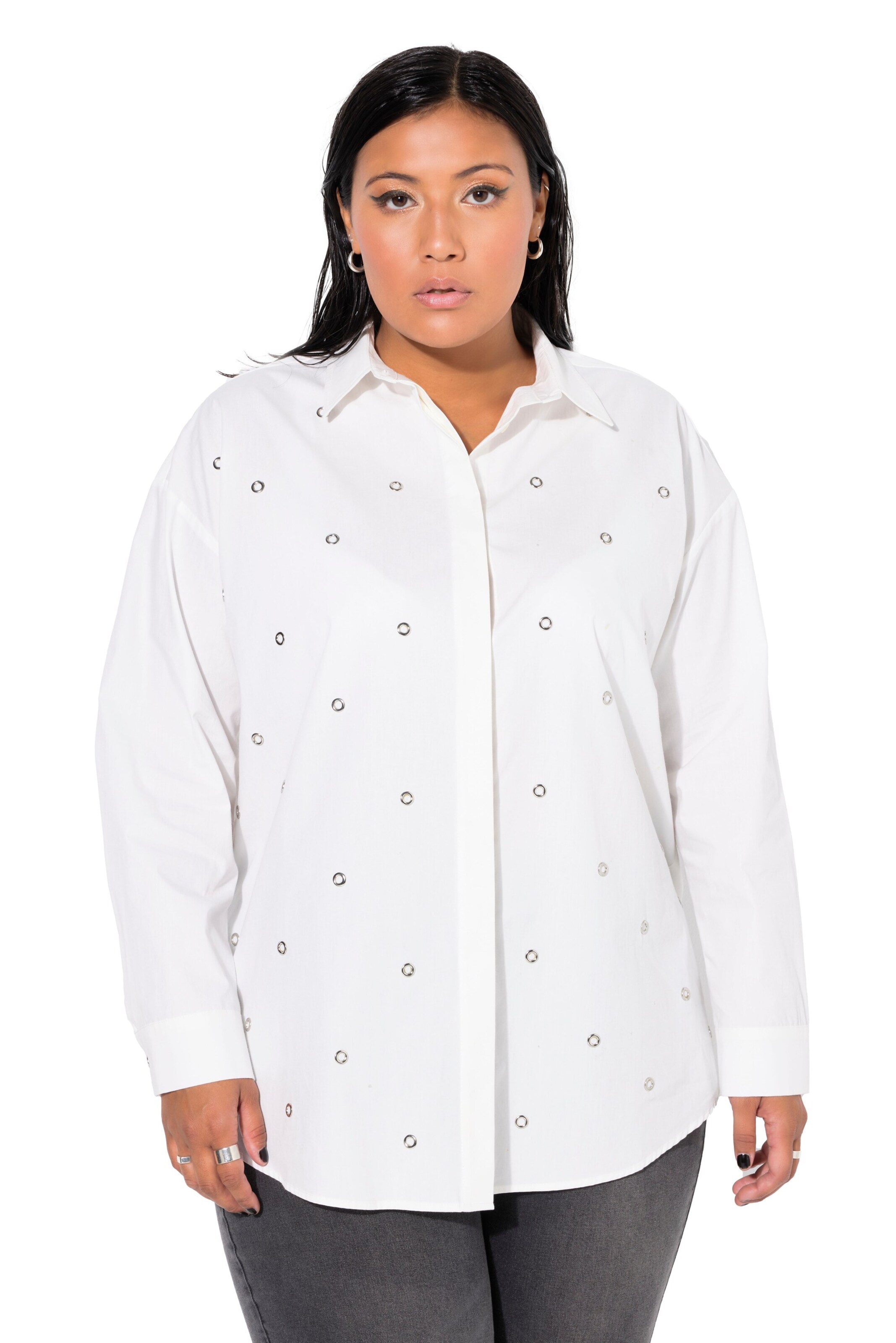 Studio Untold Blouse in Wit: voorkant