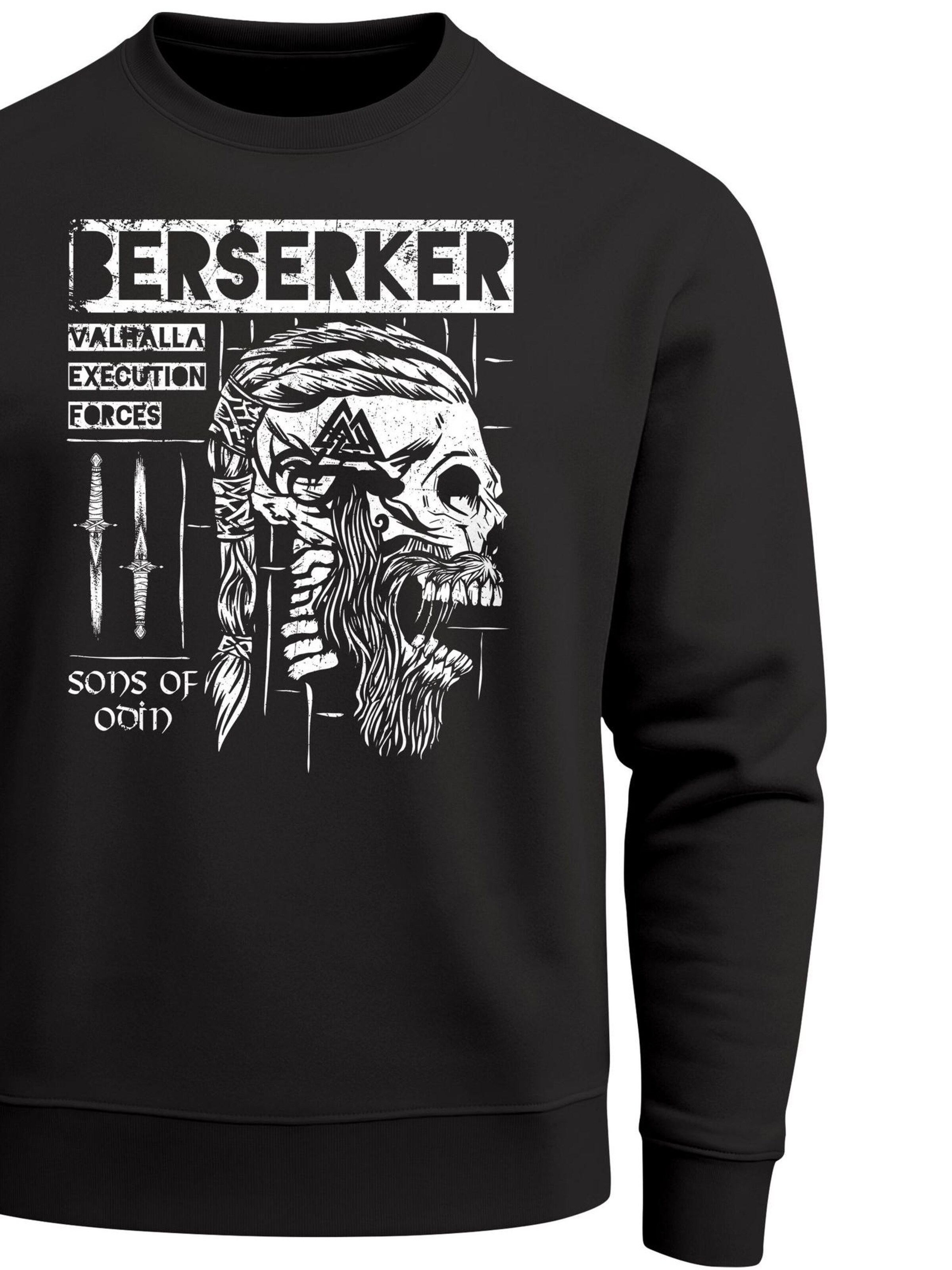 Neverless Sweatshirt 'Valhalla Berserker' in Black