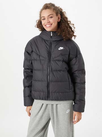 Nike Sportswear Winter jacket in Black: front