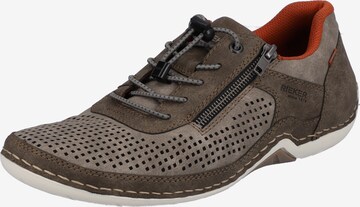 Rieker Lace-Up Shoes in Grey: front