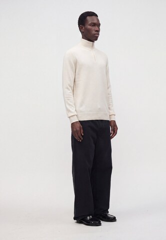 Pull-over 'Hemarlo' BOSS en blanc