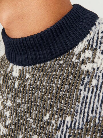 JACK & JONES Sweater 'Mock' in Beige