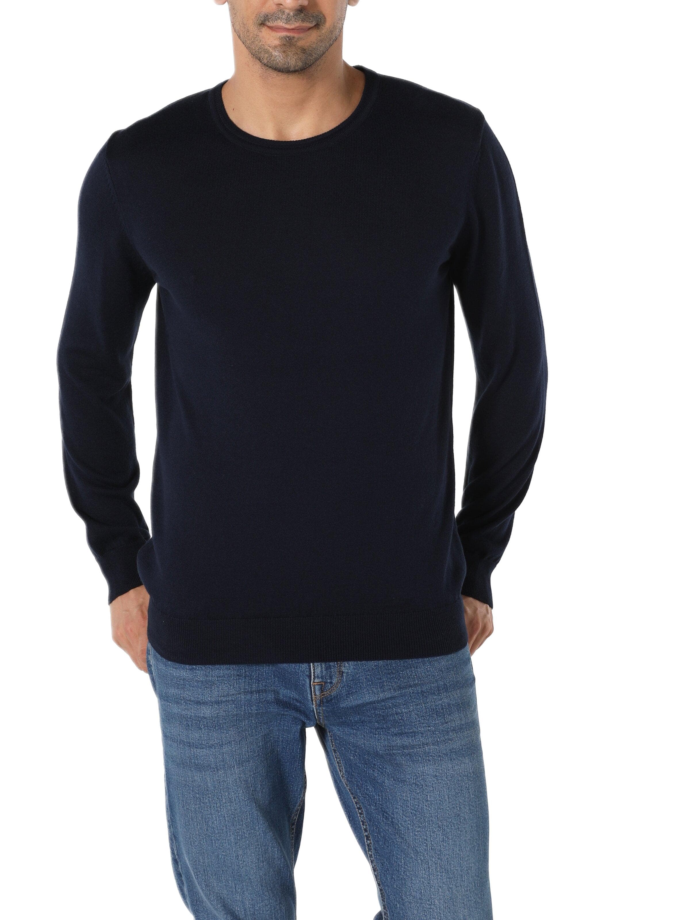 Colin's Pullover in Schwarz: Vorderseite