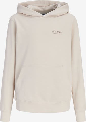 Bluză de molton 'JJEARCHIVE' de la Jack & Jones Junior pe bej: față