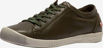 Softinos Sneakers laag in Groen: voorkant