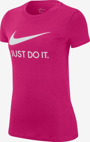 T-shirt Nike Sportswear en rose : devant