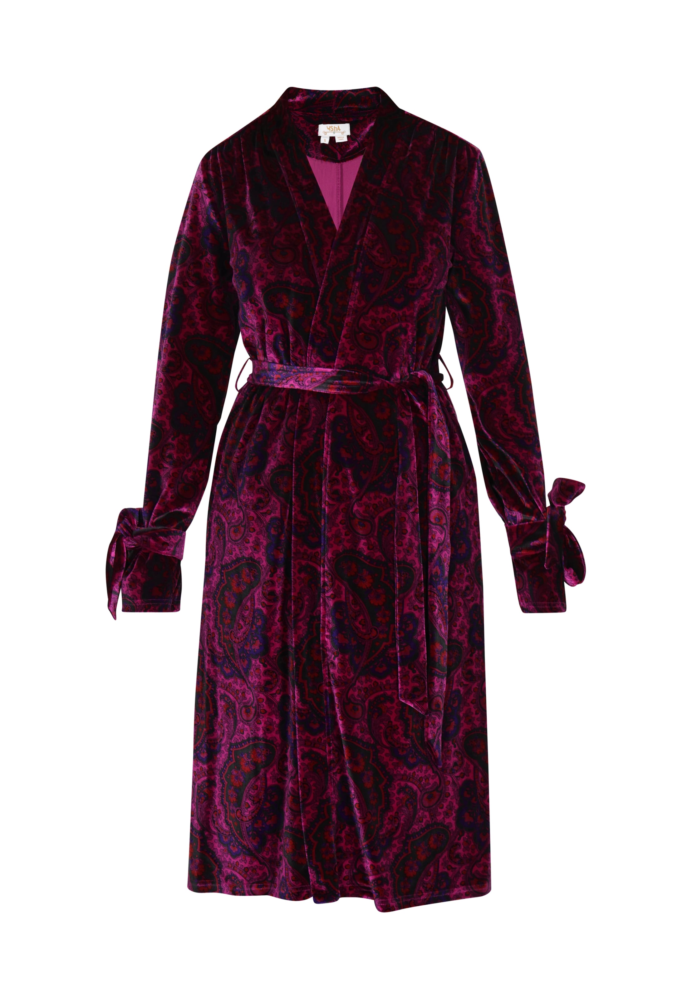 Chimono de la usha FESTIVAL pe mov: față